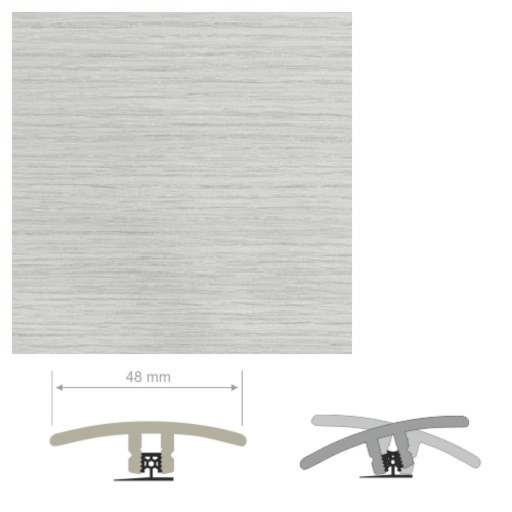 HDF Unistar White Oak Threshold For Laminate Floors, 90cm Image 2
