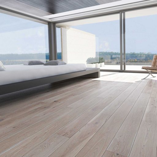 V4 Driftwood, Marsh Grey Engineered Oak Flooring, Rustic, Stained, Brushed & Matt Lacquered, 207x14x2200mm Image 2