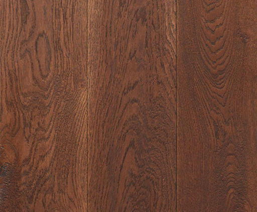 Xylo Engineered Dark Walnut Stained Oak Flooring, Brushed, Rustic, UV Oiled, 190x14x1900mm Image 1