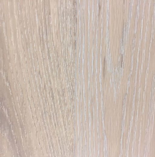 Xylo Oak Engineered Flooring, Polar White Stained Oak, Brushed, UV Oiled, 190x14x1900mm Image 1