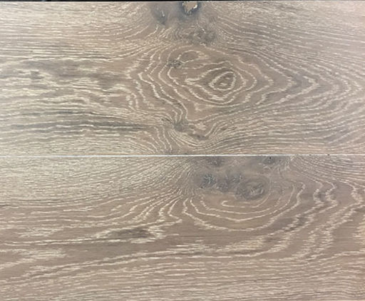 Xylo Polar White Stained Engineered Oak Flooring, Rustic, Brushed & UV Oiled, 190x4x20mm Image 1