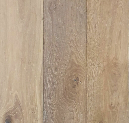 Xylo White Stained Engineered Oak Flooring, Rustic, Brushed & Smoked, UV Oiled, 190x14x1900mm Image 1