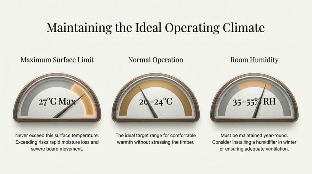 Temperature and humidity control