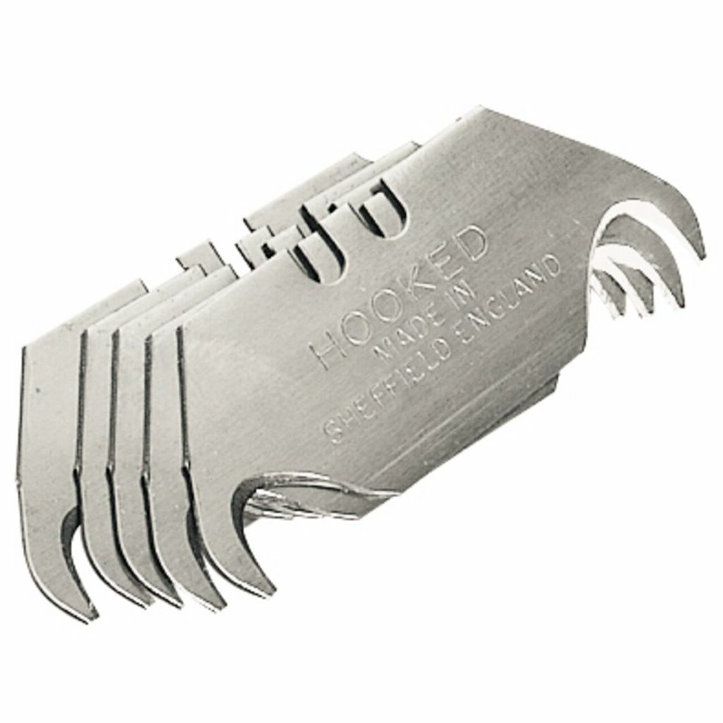 Draper Hooked Trimming Knife Blades (Pack of 5)