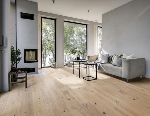 Kahrs Life Authentic Plank Oak Tahini Plank Engineered Flooring, Brushed & Oiled, 193x10x1980mm