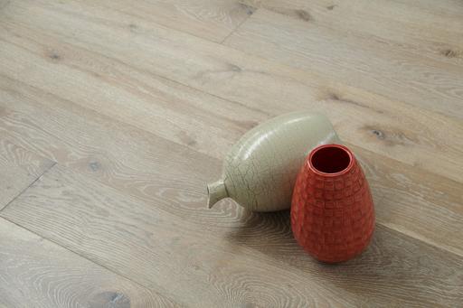 Tradition Select Engineered Oak Flooring, Smoked, Brushed, White Washed, UV Oiled, 190x15x1900mm Thumb