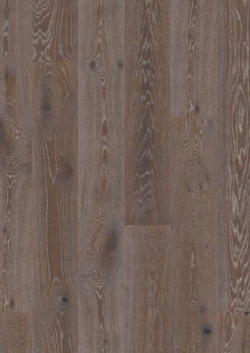 Boen Graphite Oak Plank Castle Wood Flooring, Brushed, Live Natural, 14x209x2200 mm