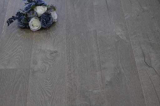 Tradition Engineered Oak Flooring, Fossil Stone Soft Grey Lacquered, 190x14x1900mm