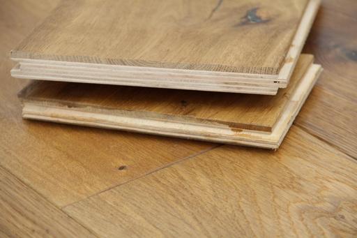 Tradition Select Engineered Oak Flooring, Smoked, Hand Scraped, Natural Oiled, 190x20x1900mm