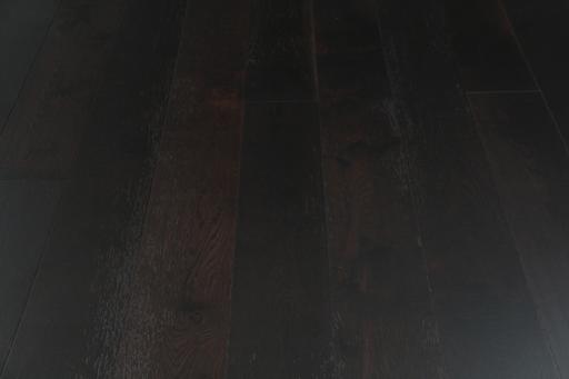 Tradition Select Engineered Oak Flooring, Double Smoked, Brushed, Wenge Lacquered, 190x15x1900mm