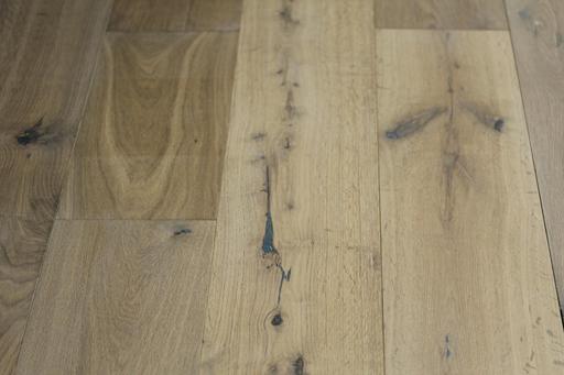 Tradition Select Engineered Oak Flooring, Double Smoked, White Oiled, 220x20x2200mm