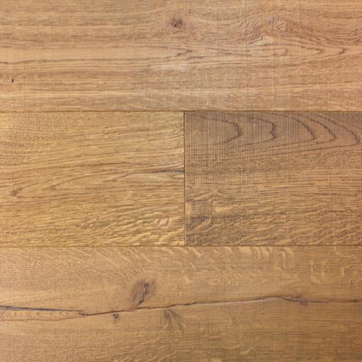 Evergreen Hand Distressed Meadow Oak Engineered Flooring, Golden, Heavy Brushed, Hardwax Oiled, 200x20x2200mm