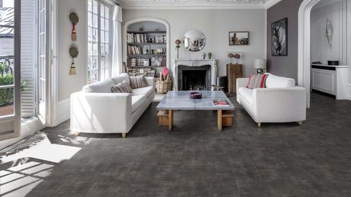 Kahrs Click 6 mm Stone Steele Click 6 Mm LVT Flooring, 300x6x600mm