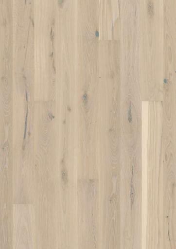 Boen Pale White Oak Plank 138 Wood Flooring, Brushed, Live Pure™, 14x138x2200 mm