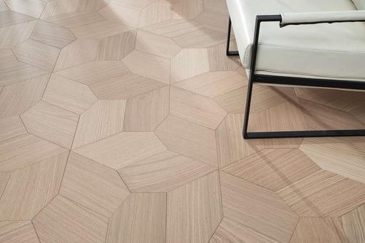 Tradition Select Engineered Oak Parquet Flooring, Brushed, UV Oiled, 184x15x320mm