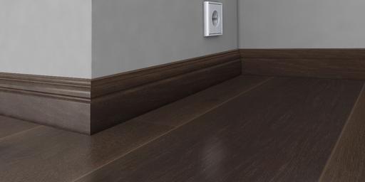 Kahrs Skirtings Solid Skirting Oak Nouveau Black, Matt Lacquered Thumb