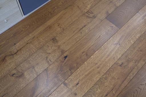 Tradition Engineered Oak Flooring, Scandi Smoked, Brushed, UV Oiled, 190x14x1900mm
