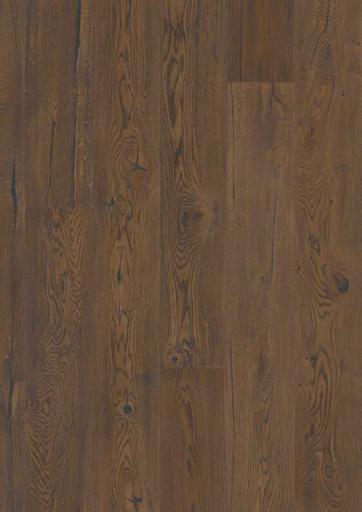 Boen Antique Brown Oak Plank Castle Wood Flooring, Deep Brushed, Handcrafted, Live Natural, 14x209x2200 mm