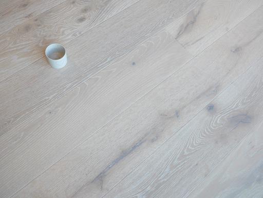 Tradition Engineered Oak Flooring, Cotton White, White Washed, Brushed, Matt Lacquered, 150x14x1900mm