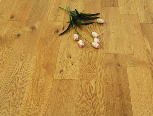 Tradition Select Engineered Oak Flooring, Smoked, Brushed, Natural Oiled, 130x18x1500mm Thumb