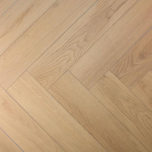 Evergreen Aqua Deluxe Savannah Oak SPC Vinyl Flooring, Herringbone, 122x5x610mm