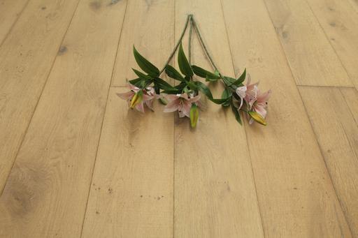 Tradition Select Engineered Oak Flooring, Brushed, Distressed Saw Marks, Light Grey Oiled, 240x15x1900mm Thumb