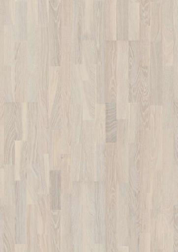Boen White Oak 3-Strip 14 mm Wood Flooring, Brushed, Live Natural, 14x215x2200 mm