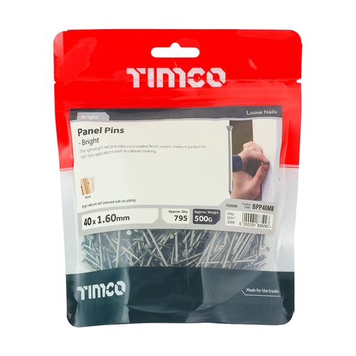 Panel Pin, 40x1.60mm, 500g
