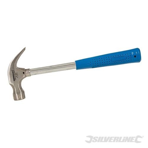 Silverline Tubular Shaft Claw Hammer, 8oz