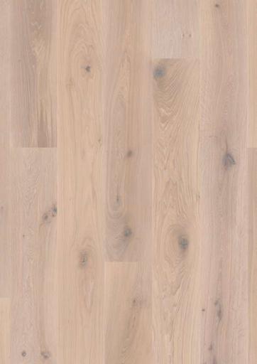 Boen White Nights Oak Plank Castle Wood Flooring, Deep Brushed, Live Natural, 14x209x2200 mm