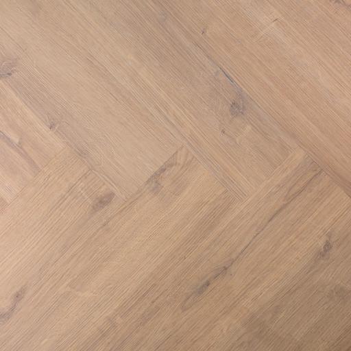 Evergreen Aqua Stonewashed SPC Vinyl Flooring, Herringbone, 122x5x610mm
