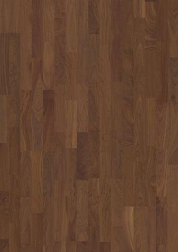 Boen Transparent Walnut am. 3-Strip 14 mm Wood Flooring, Sanded, Live Matt, 14x215x2200 mm