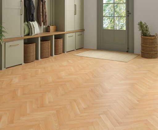 Aelwynne Engineered Oak Flooring, Herringbone, Natural, Brushed, Rustic, UV Oiled, 70x10x350mm