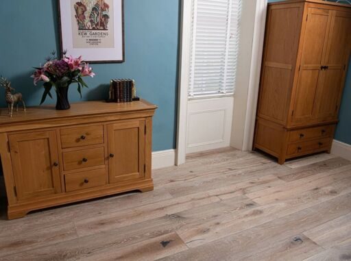 Blanko Budget Huelva, Engineered Oak Flooring, Grey, Distressed & Oiled, 220x15x1900mm