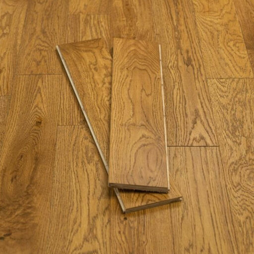 Evergreen Richmond Golden Engineered Oak Flooring Natural, Handscraped, Lacquered, 120x18xRL