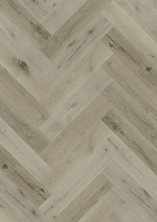 Ibrido Icona Herringbone Coastal Mist, Rigid Core, Luxury Vinyl Flooring, 128x6.5x600mm