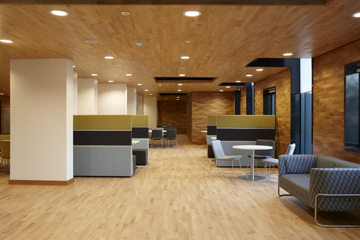 Junckers Beech SylvaKet Solid 2-Strip Wood Flooring, Silk Matt Lacquered, Variation, 129x14mm Image