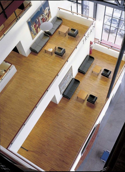 Junckers Beech SylvaKet Solid 2-Strip Flooring, Silk Matt Lacqured, Variation, 129x22mm