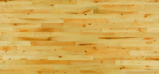 Junckers Beech Solid 2-Strip Wood Flooring, Silk Matt Lacquered, Variation, 129x22mm