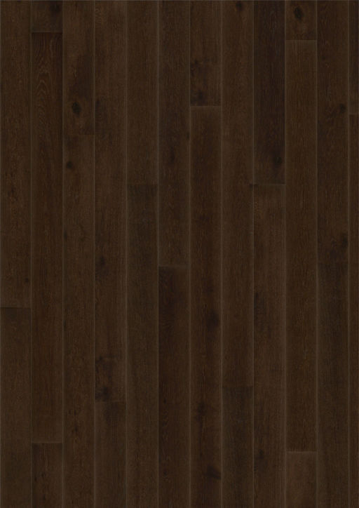 Kahrs Nouveau Black Oak Engineered 1-Strip Wood Flooring, Brushed, Matt Lacquered, 187x15x2420mm