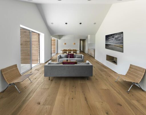 Kahrs Royal Schonbrunn Engineered Oak Flooring, Rustic, Brushed & Oiled, 305x18x2400mm