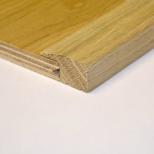 Unfinished Solid Oak L-Shaped Threshold, 40x15mm, 2.4m