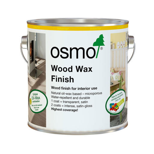 Osmo Wood Wax Finish Transparent, Yellow, 0.125L