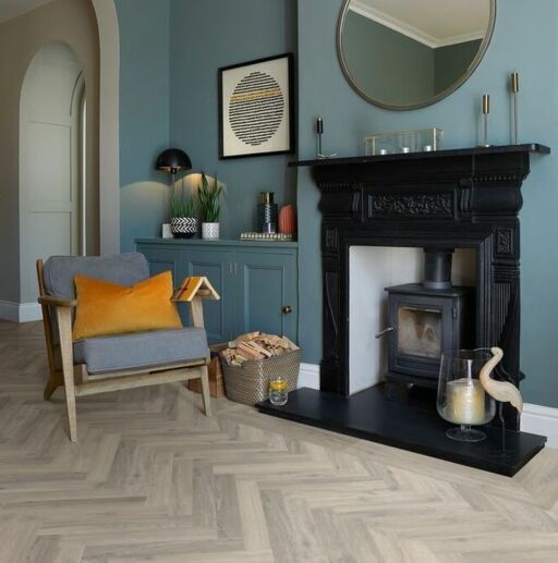 Polyflor Camaro Westchester Oak Large Paquet Vinyl Flooring, 76.2x457.2mm