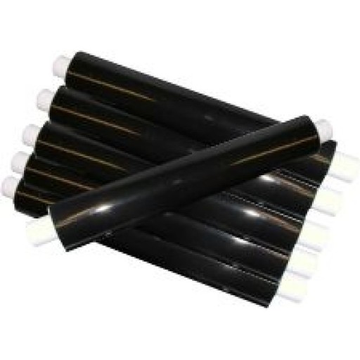 Single Roll Pallet Wrap, Black, 400mm, 300m, 17mu