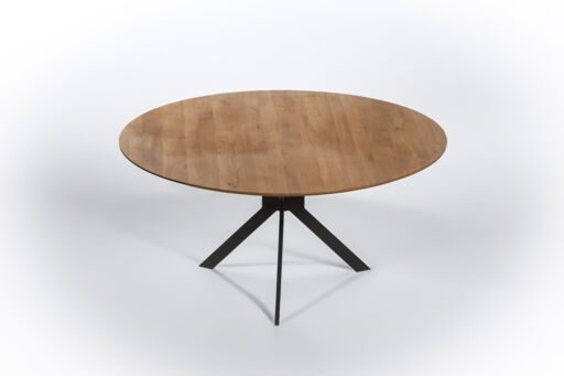 Round Shaped Dining Table, 40mm Solid Oak Top, Dia 900mm