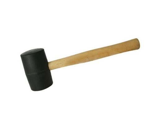 Silverline Black Rubber Mallet, 36oz