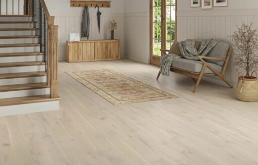 Thalen Engineered Oak Flooring, Rustic, Whitewashed, Brushed & UV OIled, 150x14x1900mm