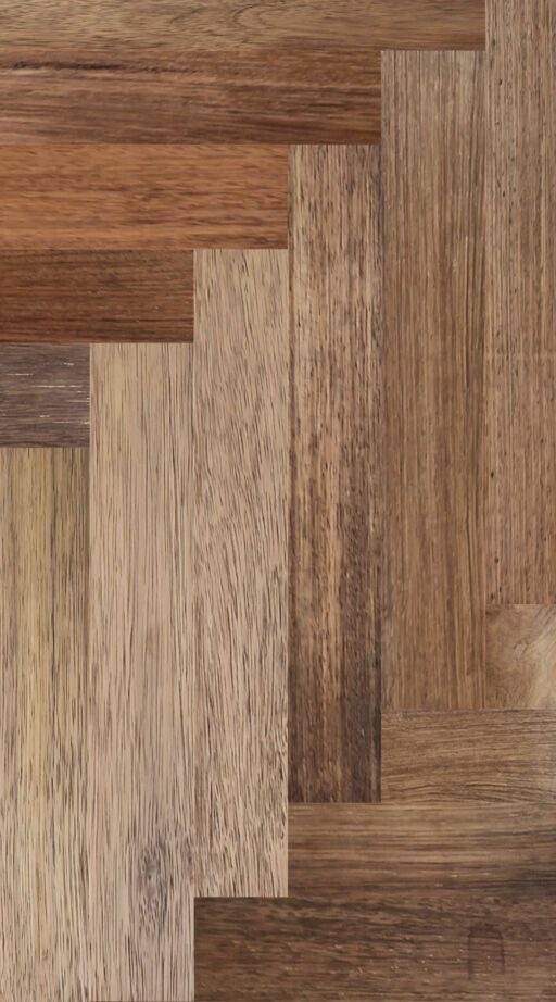 Tradition Classics Solid Merbau Parquet Flooring Blocks, Unfinished, Natural, 18x70x280mm