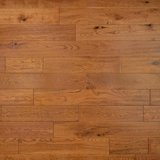 Tradition Engineered Golden Oak Flooring, Handscraped, Rustic, Lacquered, RLx125x18mm Thumb